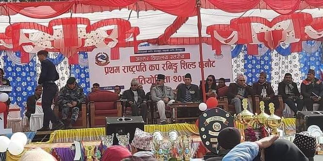 देवदहमा राष्ट्रपति कप रनिङ्ग शिल्ड छनोट प्रतियोगिता सुरू, २५ विद्यालय सहभागी