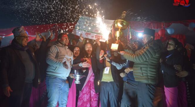 प्रथम राष्टपति रनिङ सिल्ड प्रतियोगिताको उपाधि देवदह मा.वि लाई