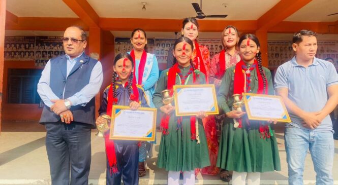 नेपाली डान्स मिनिस्टर २०८१ का विजेता विद्यार्थीहरूलाई इडन स्कुलको सम्मान